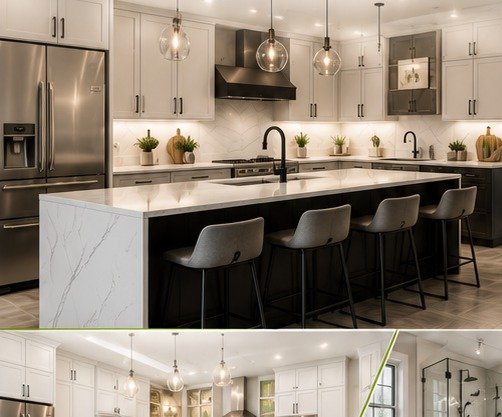 Kitchen island remodel by JAS Full Remodeling